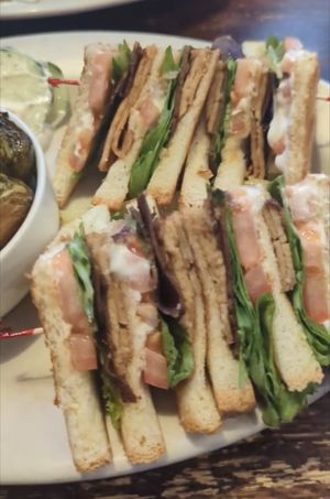 Tofu club sandwich at The Chicago Diner - Lakeview in Chicago