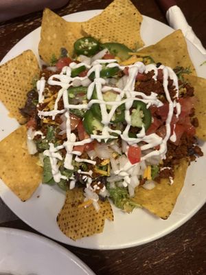 taco saladd  at The Chicago Diner - Lakeview in Chicago