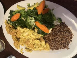 scrambled tofu deluxe   at The Chicago Diner - Lakeview in Chicago