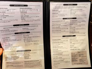 Menu page at The Chicago Diner - Lakeview at The Chicago Diner - Lakeview in Chicago