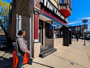 Outside of The Chicago Diner - Lakeview at The Chicago Diner - Lakeview in Chicago