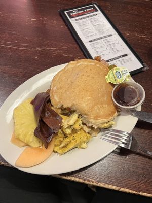 pancakes   at The Chicago Diner - Lakeview in Chicago