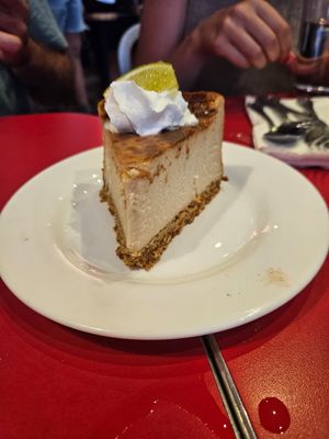 Key lime pie at The Chicago Diner - Lakeview in Chicago
