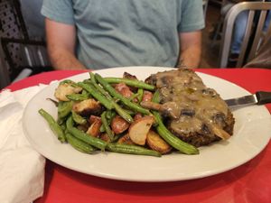 Lentil loaf at The Chicago Diner - Lakeview in Chicago
