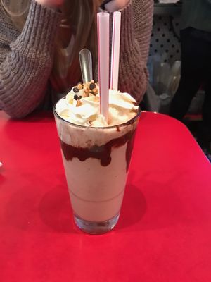 Vegan milkshake  at The Chicago Diner - Lakeview in Chicago