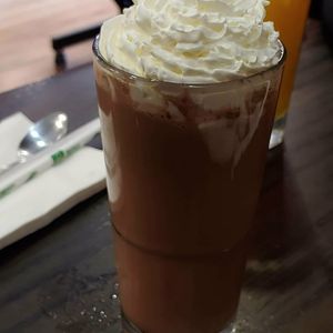 Chocolate shake at The Chicago Diner - Lakeview in Chicago