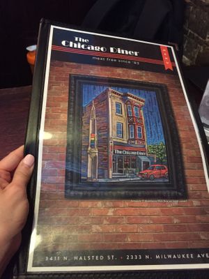 Menu at The Chicago Diner - Lakeview in Chicago