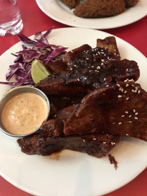 Thai chili lime wings  at The Chicago Diner - Lakeview in Chicago