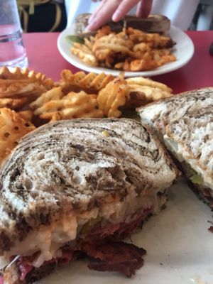 Vegan Reuben at The Chicago Diner - Lakeview in Chicago
