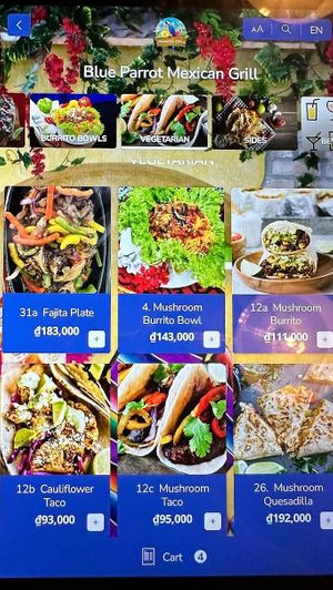  at Blue Parrot Mexican Grill in Da Lat