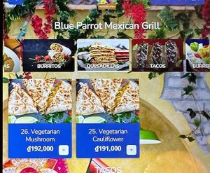  at Blue Parrot Mexican Grill in Da Lat