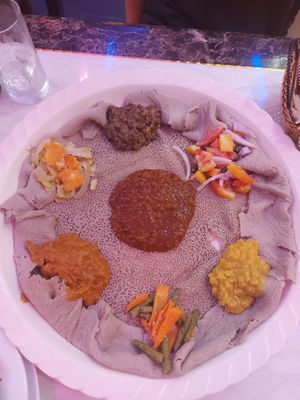 Veg platter at Taye in Bangkok