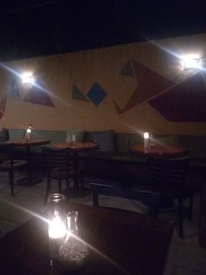 Relaxing chill spaçe with delicious culinary plates. at Life Bistro in Atlanta