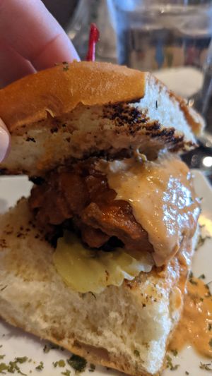 Nashville buffalo sliders at Life Bistro in Atlanta