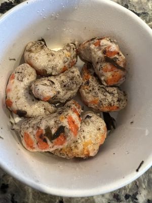 Vegan shrimp  at Life Bistro in Atlanta