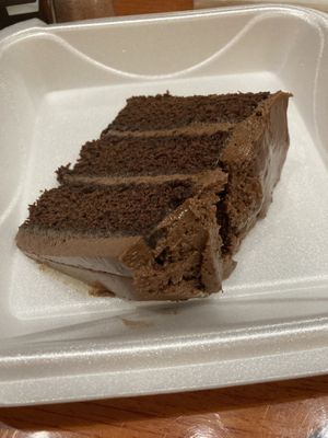 Chocolate cake 😍  at Life Bistro in Atlanta