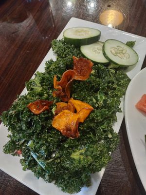 Kale salad at Life Bistro in Atlanta