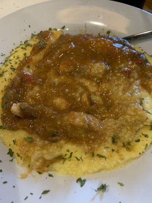 Shrimp and Grits were on point.  The shrimp is one of the best that I have had.   at Life Bistro in Atlanta