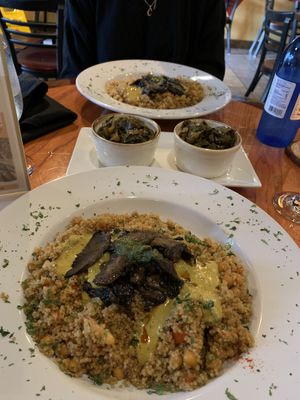 Quinoa Stir-Fry and Collard Greens  at Life Bistro in Atlanta