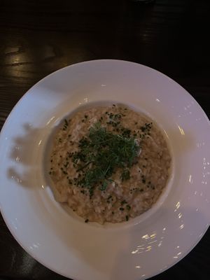 Vegan risotto   at Caesar's Palace - Gordon Ramsay Hell's Kitchen in Las Vegas