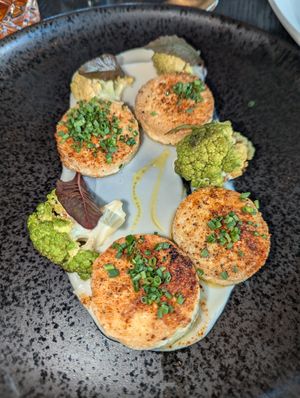Tofu scallops at Caesar's Palace - Gordon Ramsay Hell's Kitchen in Las Vegas
