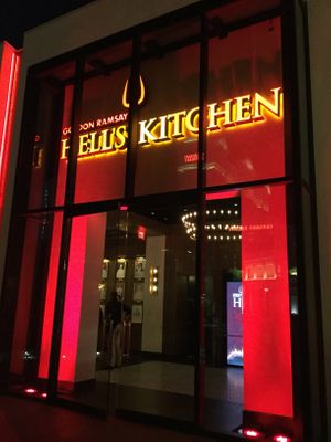 Hi at Caesar's Palace - Gordon Ramsay Hell's Kitchen in Las Vegas