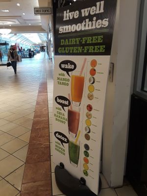 A display of some options.  at Nature's Nectar in Manchester