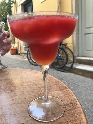 Said margarita!!! ❤️ at Bizou Cafe in Corfu
