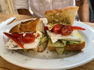 greek baguette   at Bizou Cafe in Corfu