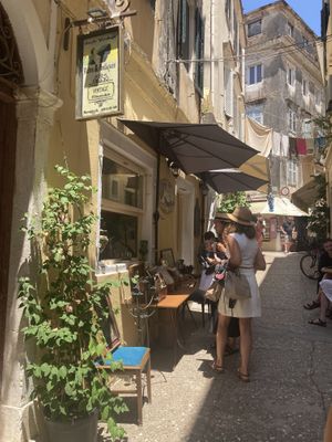   at Bizou Cafe in Corfu