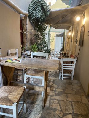   at Bizou Cafe in Corfu