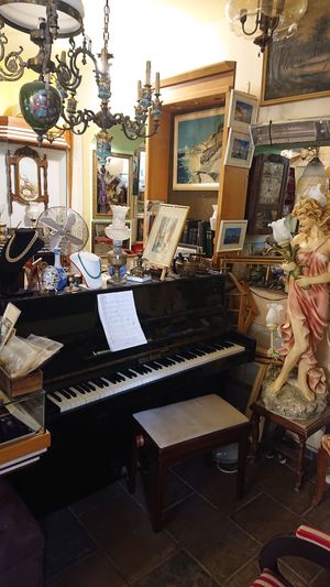 Inside the cafe at Bizou Cafe in Corfu