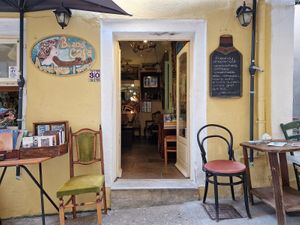  at Bizou Cafe in Corfu