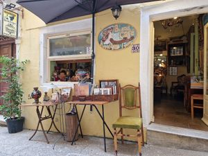  at Bizou Cafe in Corfu