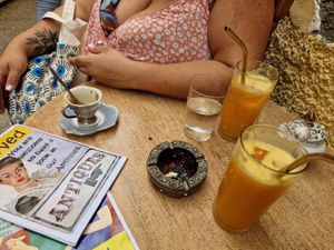  at Bizou Cafe in Corfu