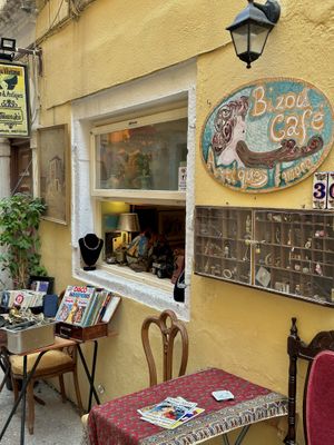   at Bizou Cafe in Corfu