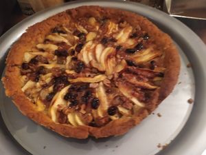 Apple pie at Bizou Cafe in Corfu