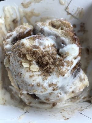 Cream cheese/ pie crumble at Cinnaholic in Naperville
