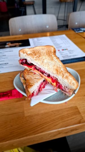 Plant Based Reuben Toastie at DUB - The Lansdowne - T1 in Dublin