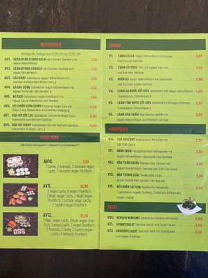 Karte  at Dao Hoa Quan in Ottobrunn