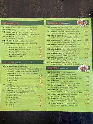 Karte  at Dao Hoa Quan in Ottobrunn