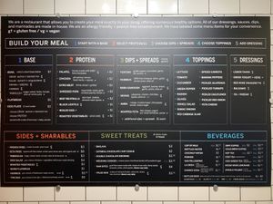 Menu. at Feta Kitchen in Bloomington