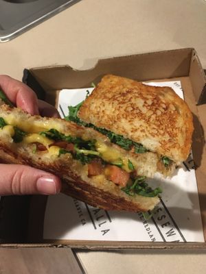 Caprese w. Vegan mozzarella  at Cheesewalla in Redlands