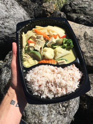 Green vegan curry
 at Yak Thai in Neuchatel