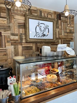 Lovely shop presentation  at Root Vegetarian in Cairns