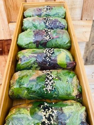 Suppper Tofu Rolls  at Root Vegetarian in Cairns