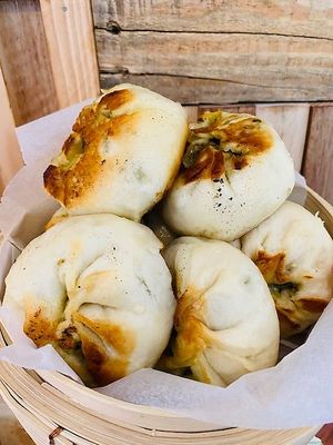 Mamasita Veggie Buns at Root Vegetarian in Cairns