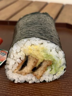 Fish roll (tofu + nori)   at Root Vegetarian in Cairns