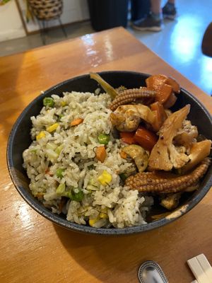 Black pepper ‘beef’  at Root Vegetarian in Cairns