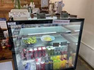 Cold options and baguettes   at Root Vegetarian in Cairns